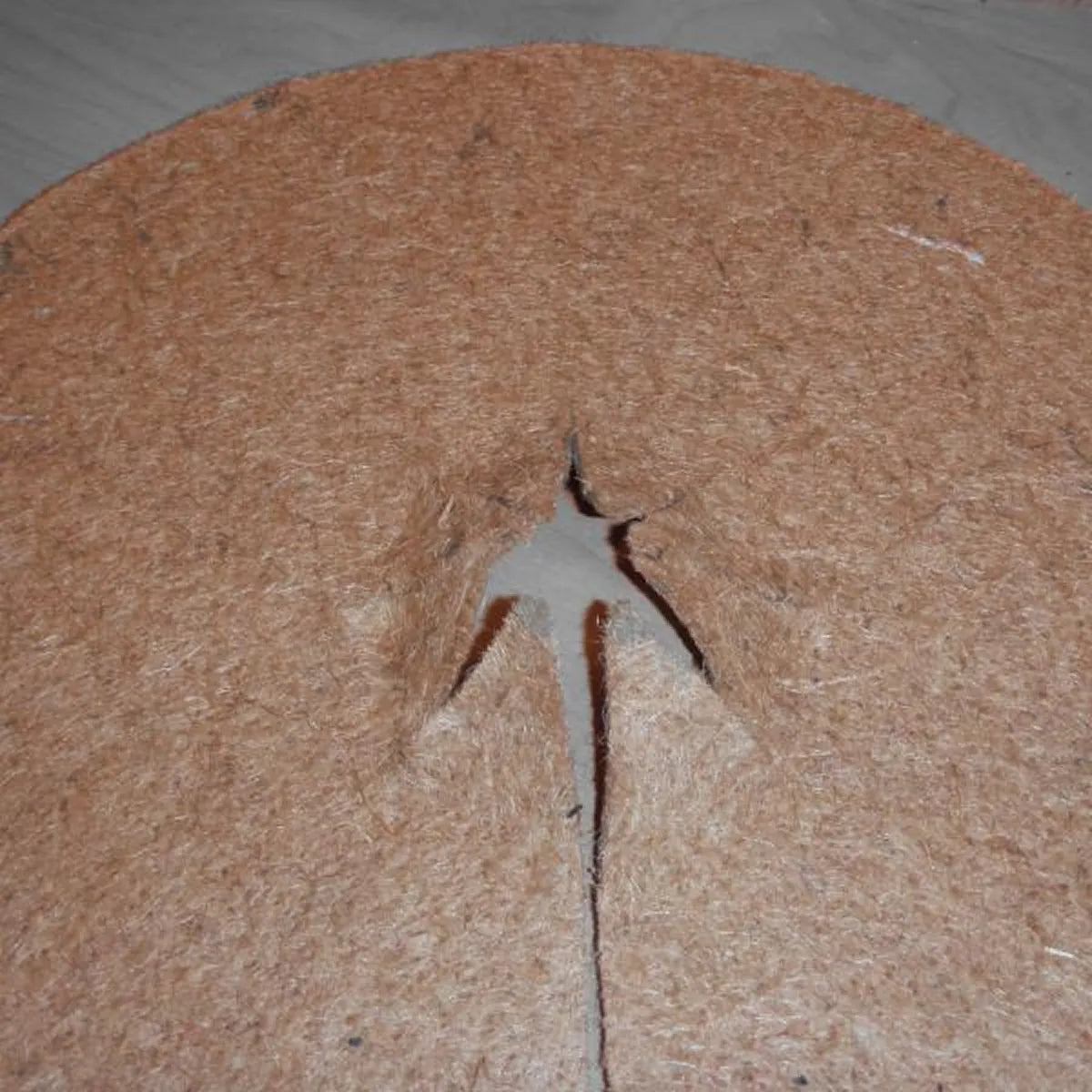 Discos de mantillo de yute 28 cm (10 unidades)
