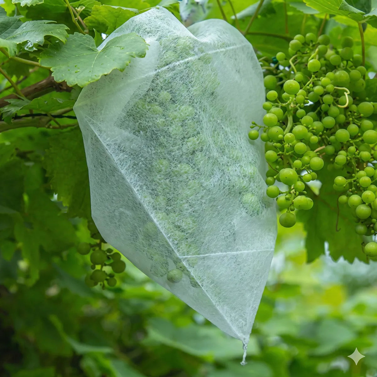 Funda protectora para uvas 30x40 cm blanca (50 unidades)
